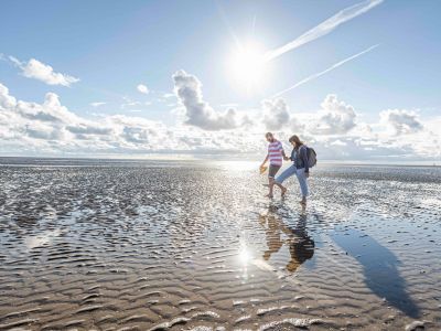 Wattwanderung im UNESCO-Weltnaturerbe Wattenmeer