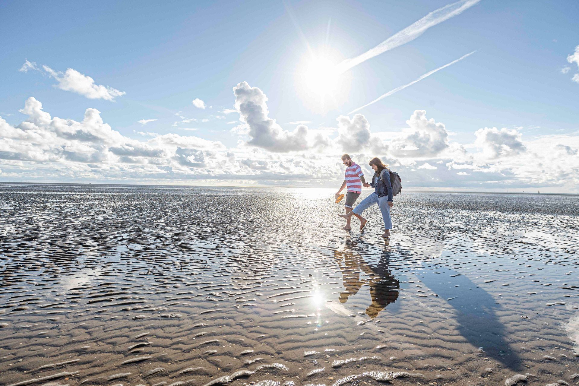 Wattwanderung im UNESCO-Weltnaturerbe Wattenmeer