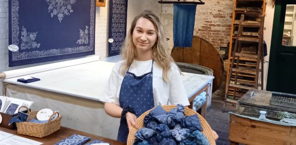 traditionsreiche Handwerkskunst - der Blaudruck